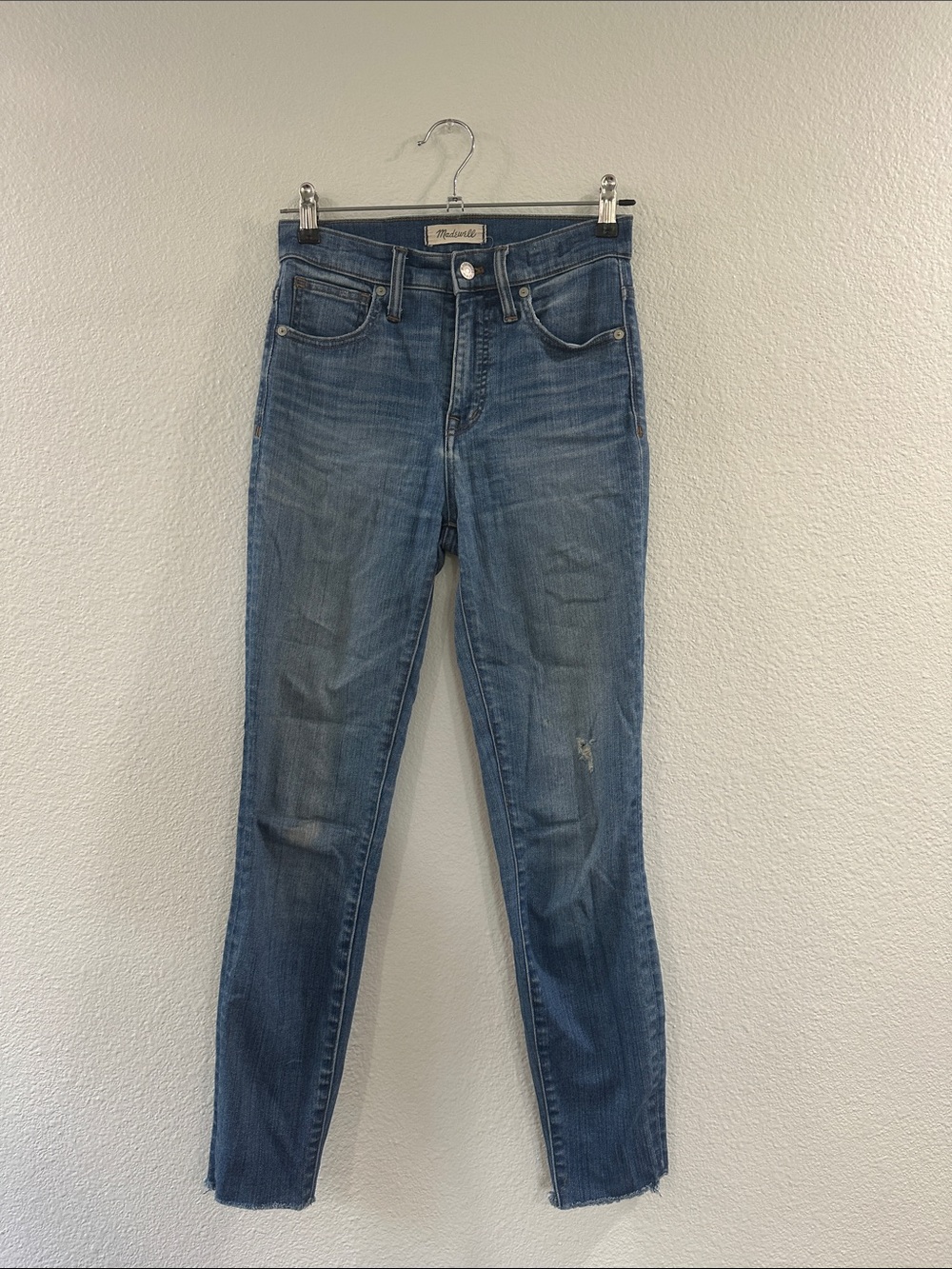 Madewell Medium Wash High Rise Skinny Jeans